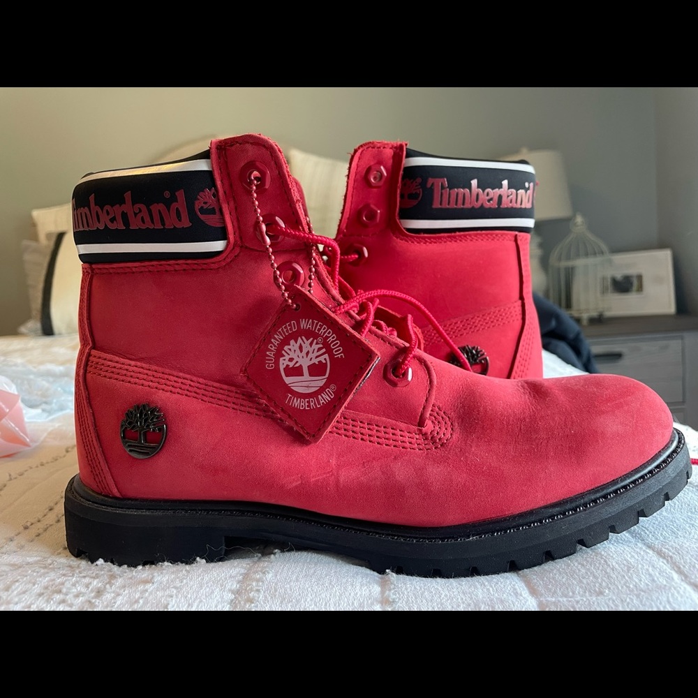 Red Timberland Boots